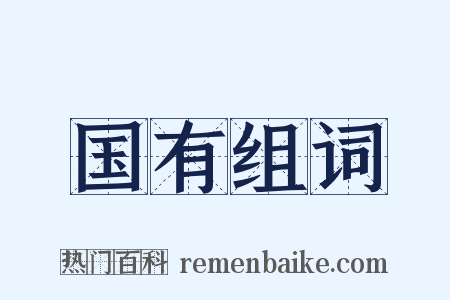 国有组词是什么意思的图片